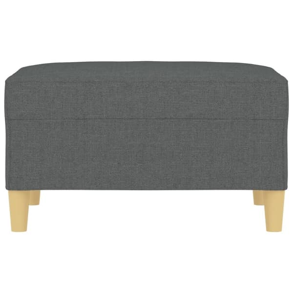 vidaXL Fotpall mörkgrå 70x55x41 cm tyg