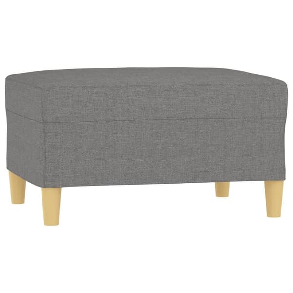 vidaXL Fotpall mörkgrå 70x55x41 cm tyg