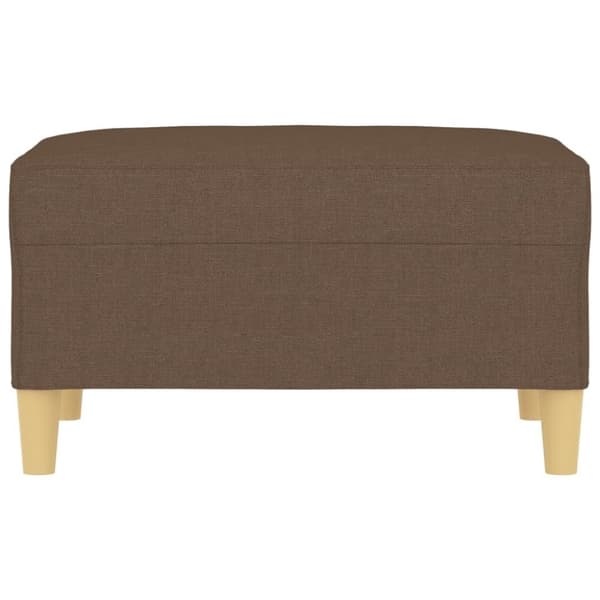 vidaXL Fotpall brun 70x55x41 cm tyg