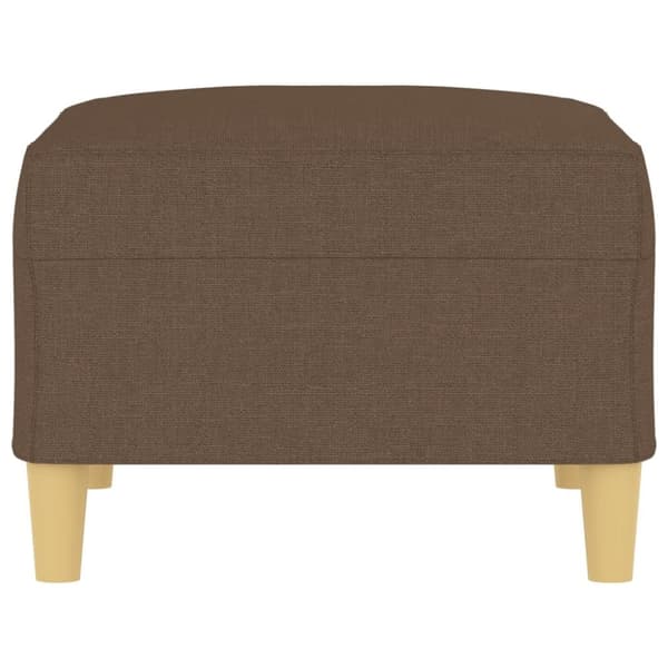 vidaXL Fotpall brun 70x55x41 cm tyg