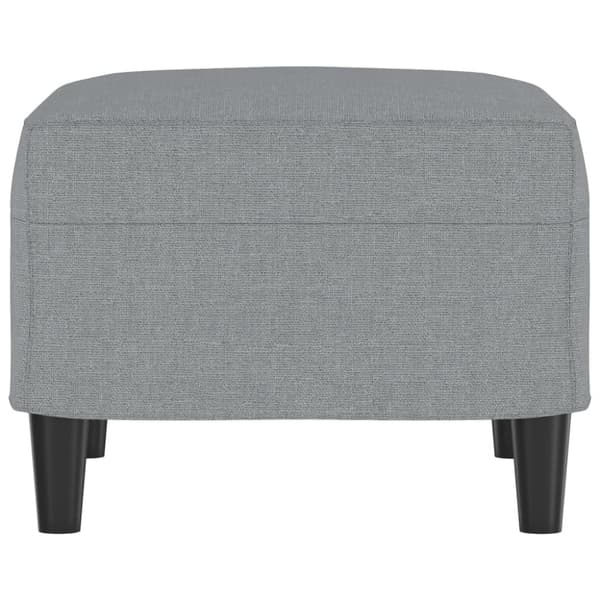 vidaXL Fotpall Ljusgrå 60x50x41 cm tyg