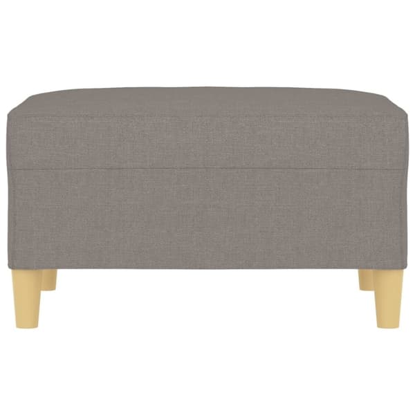 vidaXL Fotpall Taupe 70x55x41 cm tyg