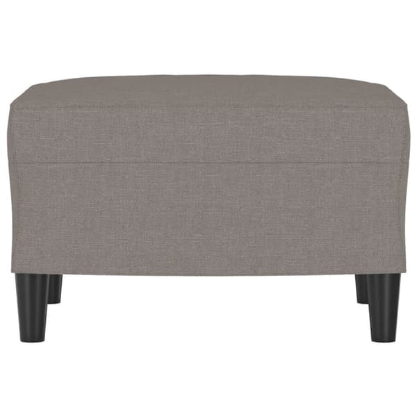 vidaXL Fotpall Taupe 60x50x41 cm tyg