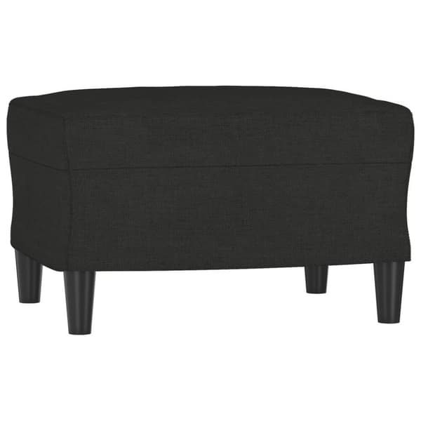 vidaXL Fotpall svart 60x50x41 cm tyg
