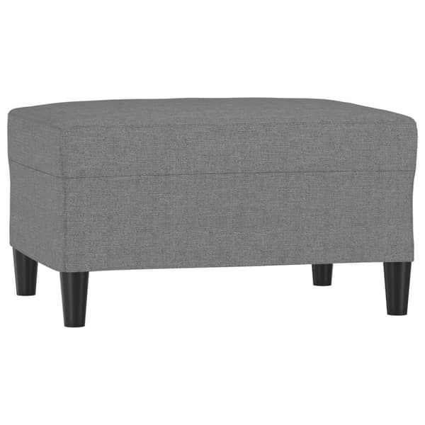 vidaXL fodskammel 70x55x41 cm stof mørkegrå