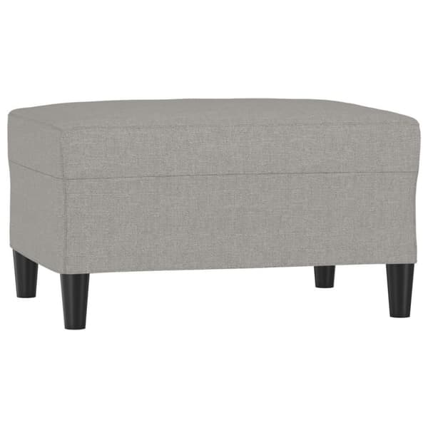 vidaXL fodskammel 70x55x41 cm stof grå