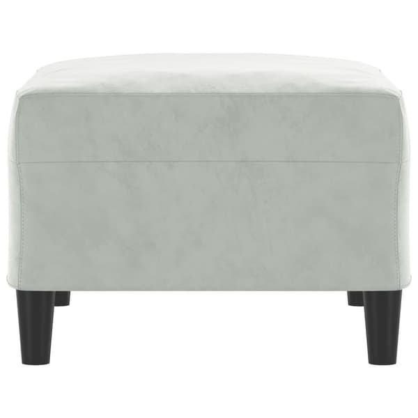 vidaXL fodskammel 70x55x41 cm velour grå