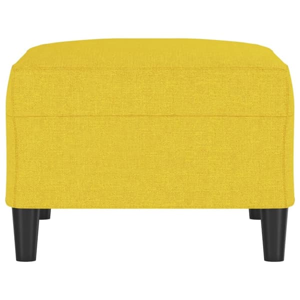 vidaXL fodskammel 70x55x41 cm stof lysegul