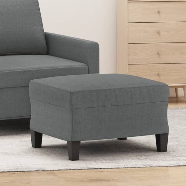 vidaXL fodskammel 60x50x41 cm stof Mørkegrå