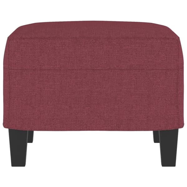 vidaXL fodskammel 60x50x41 cm stof vinrød
