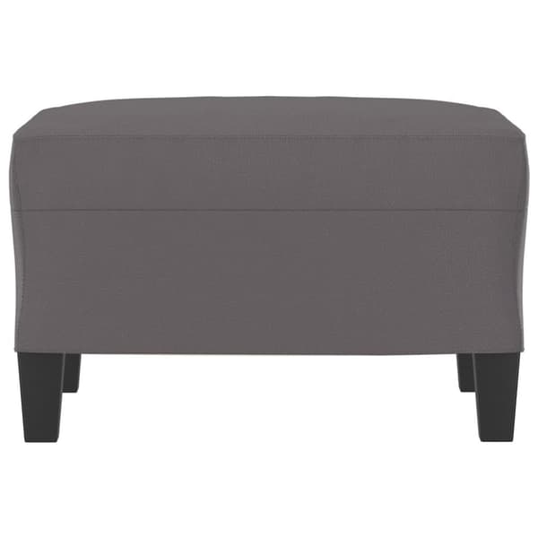 vidaXL fodskammel 60x50x41 cm kunstlæder grå