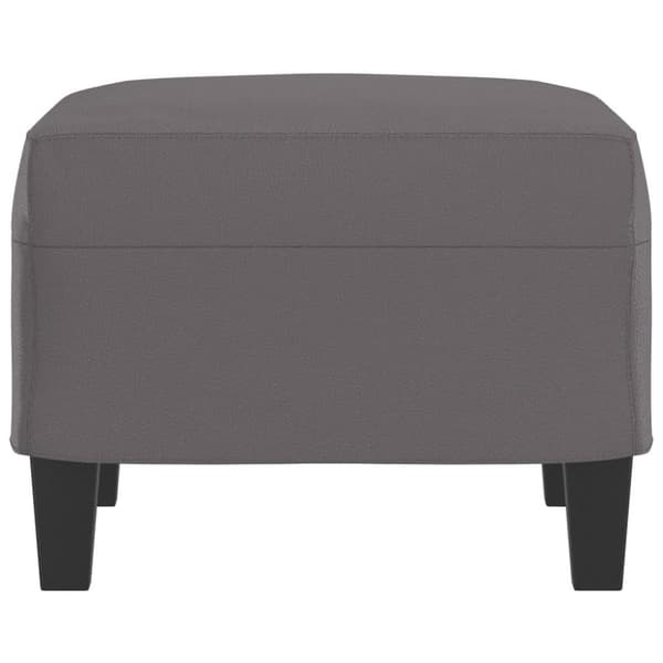 vidaXL fodskammel 60x50x41 cm kunstlæder grå