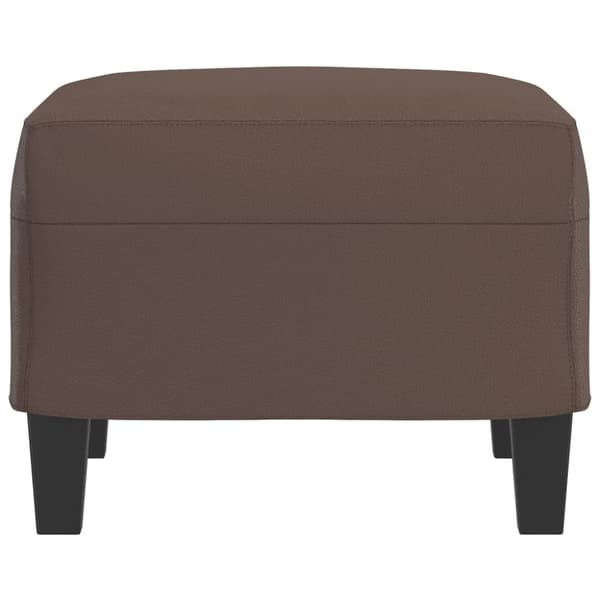 vidaXL fodskammel 60x50x41 cm kunstlæder brun