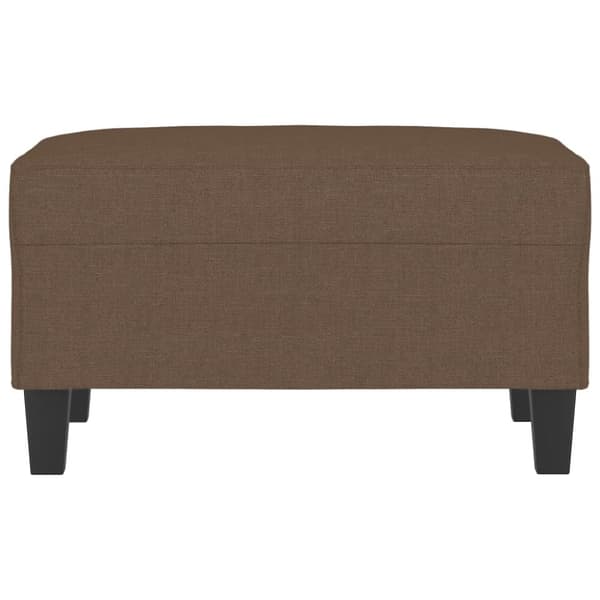 vidaXL fodskammel 70x55x41 cm stof brun