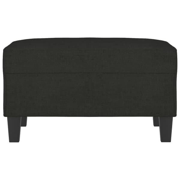 vidaXL fodskammel 70x55x41 cm stof sort