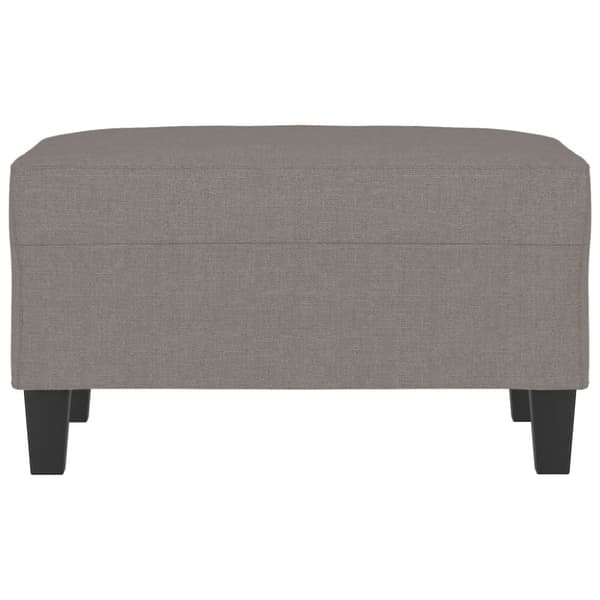vidaXL fodskammel 70x55x41 cm stof gråbrun