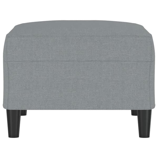 vidaXL Fotpall Ljusgrå 70x55x41 cm tyg