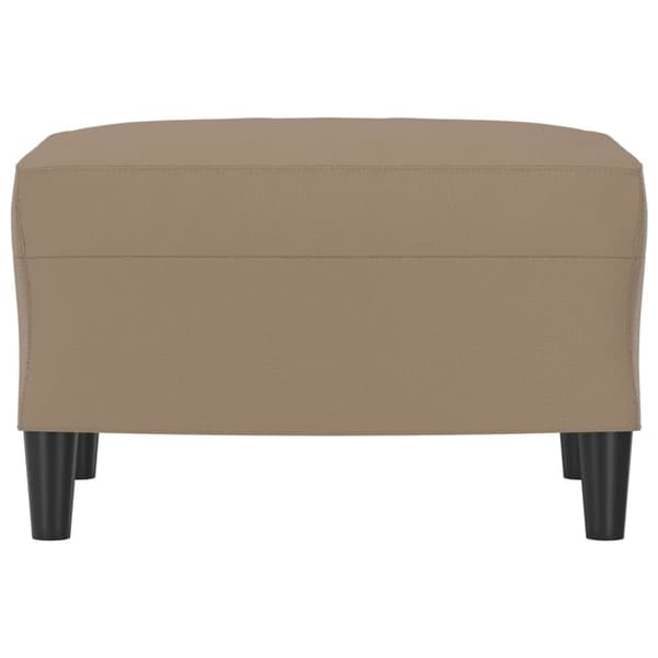 vidaXL Fotpall cappuccino 60x50x41 cm konstläder