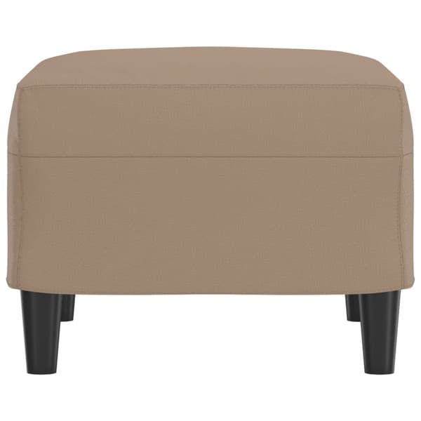 vidaXL Fotpall cappuccino 60x50x41 cm konstläder