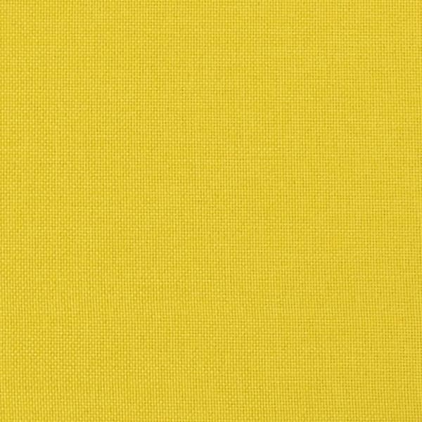 vidaXL Fotpall ljusgul 70x55x41 cm tyg