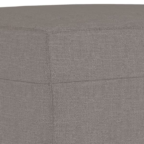vidaXL Fotpall Taupe 70x55x41 cm tyg