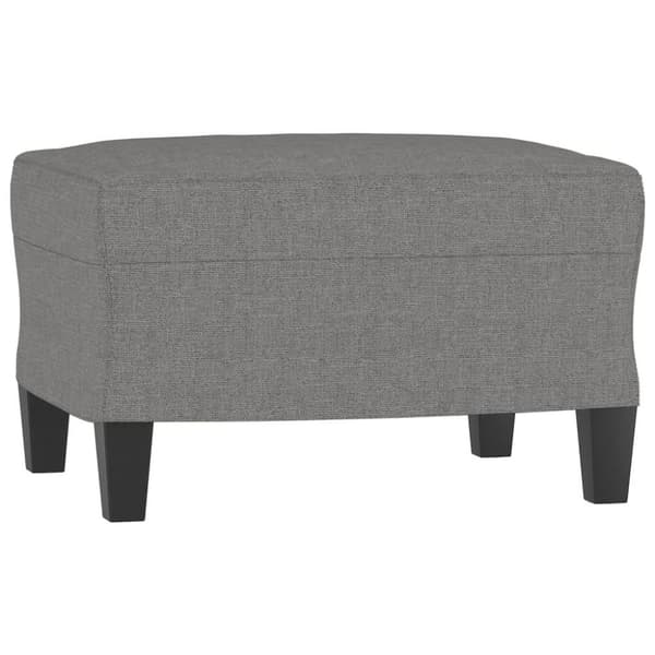 vidaXL Fotpall mörkgrå 60x50x41 cm tyg