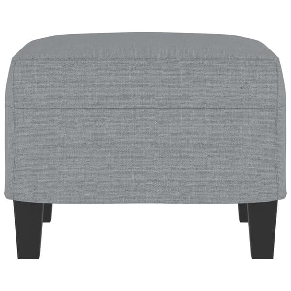 vidaXL Fotpall Ljusgrå 60x50x41 cm tyg