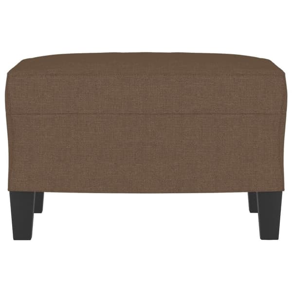 vidaXL Fotpall brun 60x50x41 cm tyg