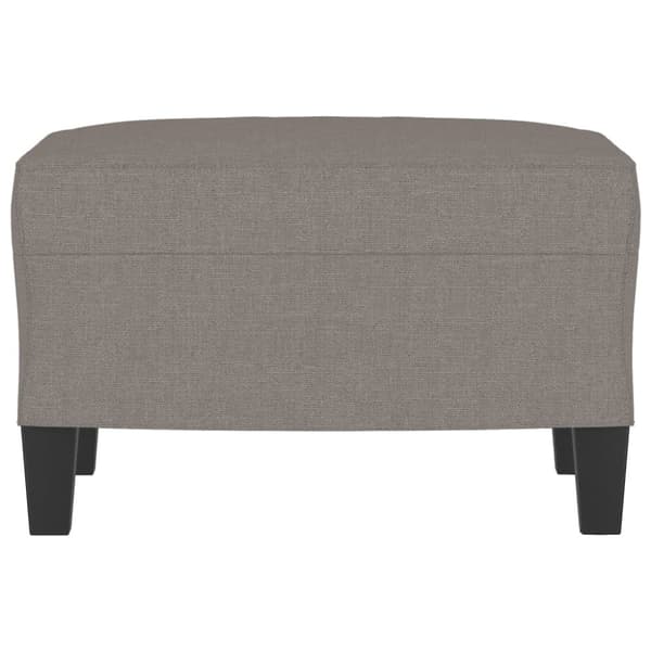 vidaXL Fotpall Taupe 60x50x41 cm tyg