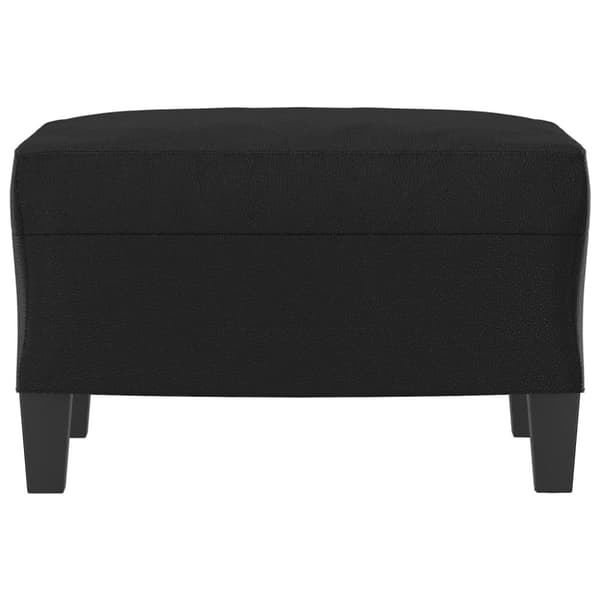 vidaXL Fotpall svart 60x50x41 cm konstläder