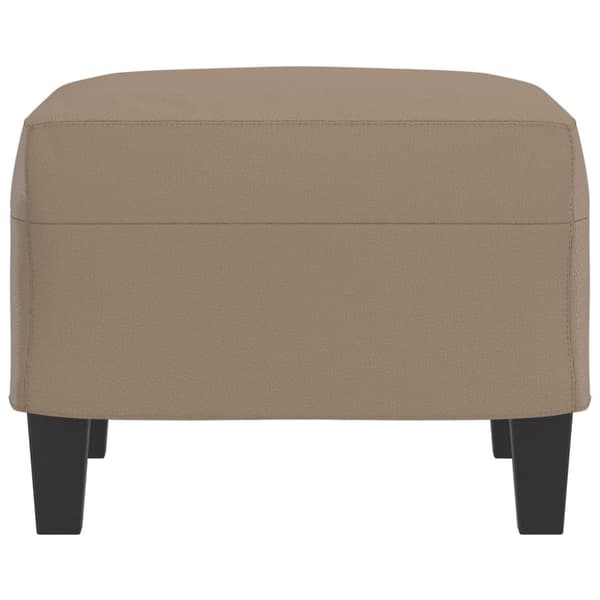 vidaXL Fotpall cappuccino 60x50x41 cm konstläder