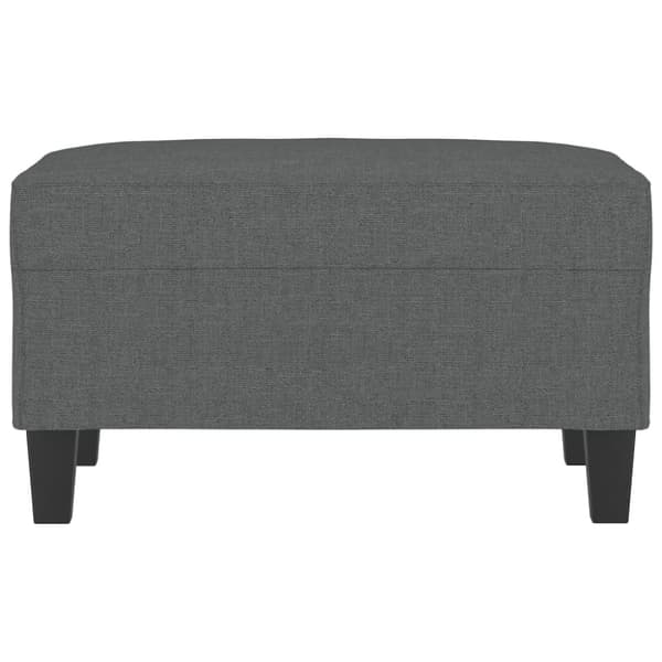 vidaXL Fotpall mörkgrå 70x55x41 cm tyg