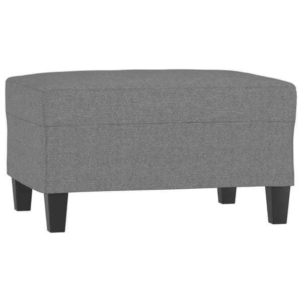 vidaXL Fotpall mörkgrå 70x55x41 cm tyg