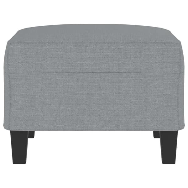 vidaXL Fotpall Ljusgrå 70x55x41 cm tyg