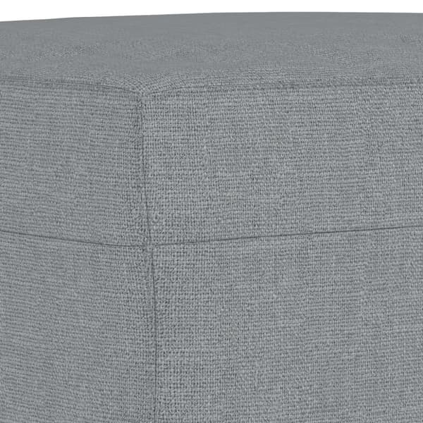 vidaXL Fotpall Ljusgrå 70x55x41 cm tyg