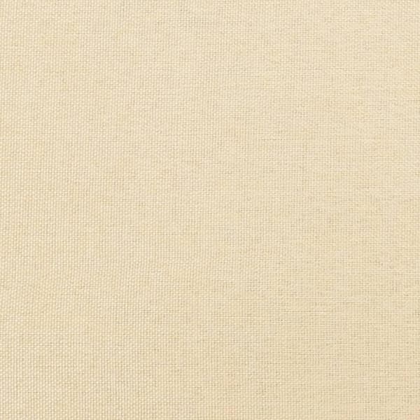 vidaXL fodskammel 45x29,5x35 cm stof cremefarvet
