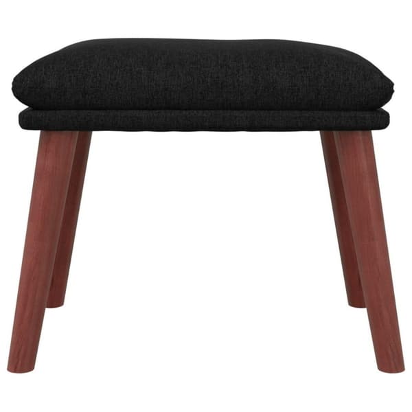 vidaXL fodskammel 45x29,5x35 cm stof sort
