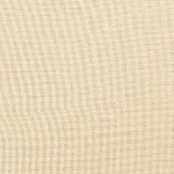 vidaXL fodskammel 45x29,5x35 cm stof cremefarvet