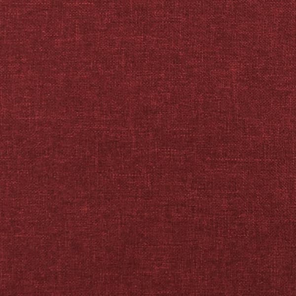 vidaXL fodskammel 45x29,5x35 cm stof vinrød
