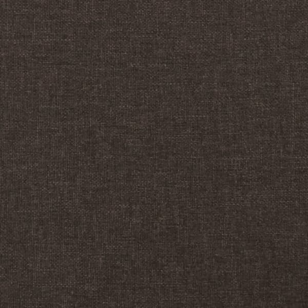 vidaXL fodskammel 60x60x36 cm stof og kunstlæder brun