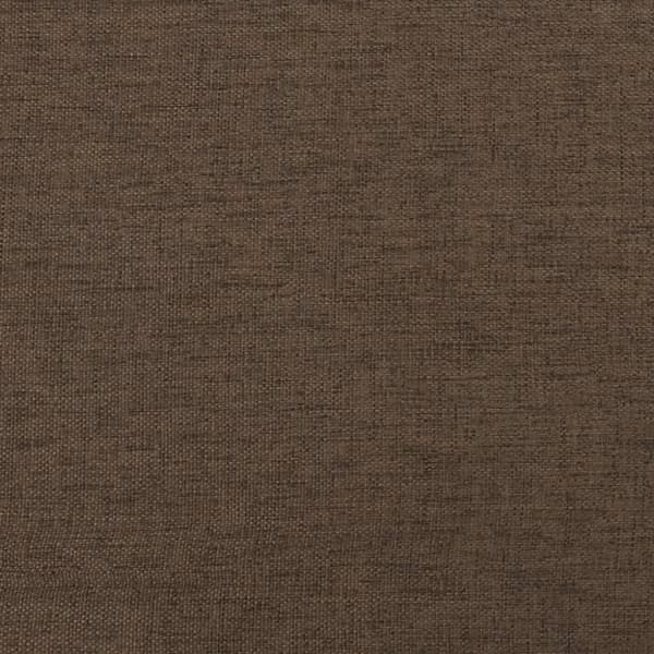 vidaXL fodskammel 60x60x36 cm stof og kunstlæder brun