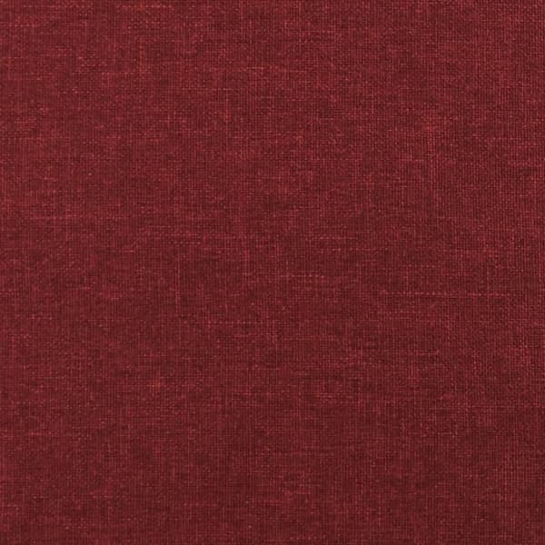 vidaXL Fotpall vinröd 45x29,5x35 cm tyg