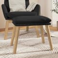 Miniatyrbild 7 av 7: vidaXL Fotpall svart 45x29,5x35 cm sammet
