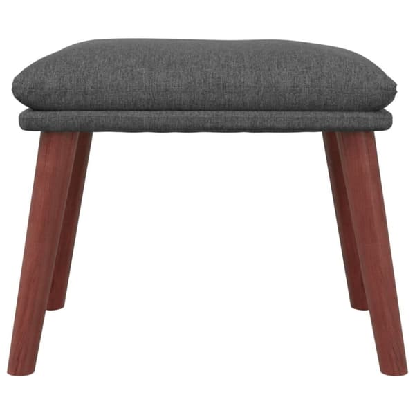 vidaXL Fotpall mörkgrå 45x29,5x35 cm tyg