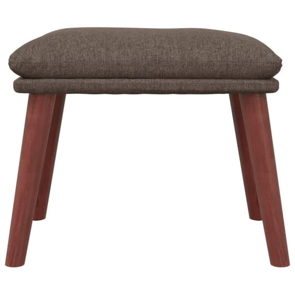 vidaXL Fotpall taupe 45x29,5x35 cm tyg
