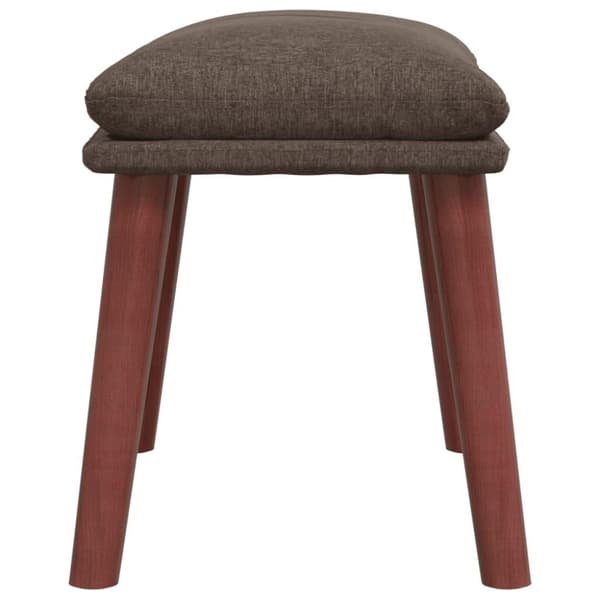 vidaXL Fotpall taupe 45x29,5x35 cm tyg