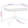 Miniatyrbild 6 av 6: vidaXL Fotpall brun 45x29,5x35 cm glansig konstläder