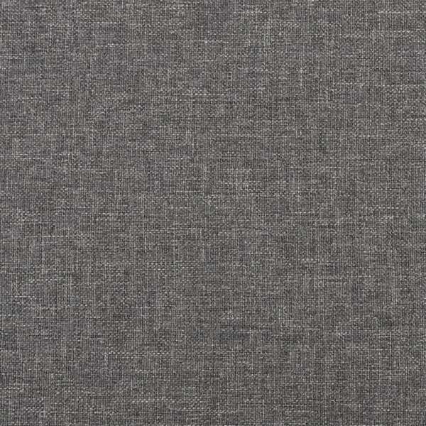 vidaXL Fotpall ljusgrå 60x60x36 cm tyg
