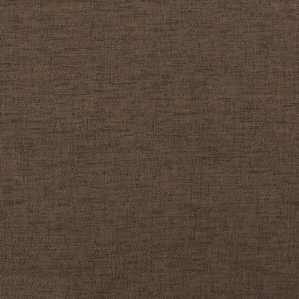 vidaXL Fotpall brun 60x60x36 cm tyg
