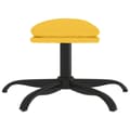 Miniatyrbild 4 av 7: vidaXL Fotpall senapsgul 60x60x36 cm tyg
